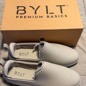 BYLT Basics Gray Loafers & Slip-Ons